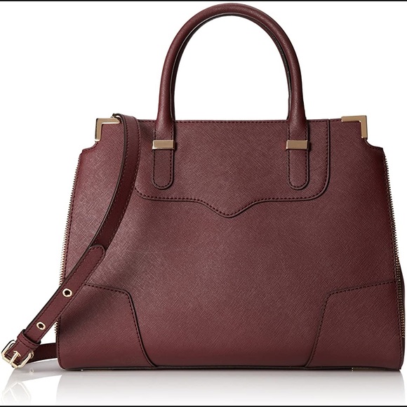 Rebecca Minkoff Amorous Satchel in Black Cherry - Picture 3 of 8